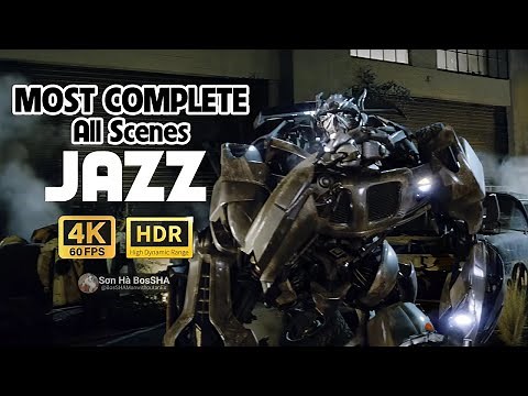 JAZZ All Scenes 4K HDR 60fps | Transformers 2007 (Subtitle available)