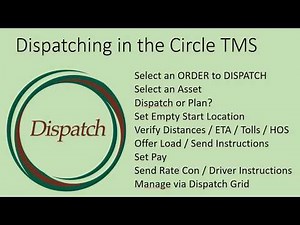 Dispatching in the Circle TMS