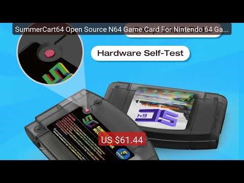 SummerCart64 Open Source N64 Game Card For Nintendo 64 Game Consol... — Best Deal 2026 | Shop Now!
