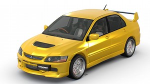 Mitsubishi Evolution 9 (IX) - 3D model by Chakra (@Chakra_s)