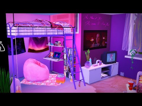 AESTHETIC ROOM 👽 + CC LINKS!! 📥 Room Download Link Below [THE SIMS 4]