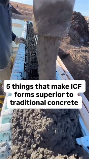 Daniel Preston | Custom home Builder| on Instagram: "Most homes are built with wood. Ours are built with concrete. If you’re building a true luxury home, here’s why we use ICF (Insulated Concrete Forms) instead of traditional framing: 1️⃣ Elite Energy Performance Continuous insulation + solid concrete core = dramatically lower heat loss. In a Calgary winter, that matters. Comfort isn’t a feature — it’s a standard. 2️⃣ Structural Strength You Can Feel Reinforced concrete walls create a home that 