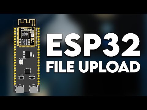 ESP32 SPIFFS tutorial for beginners | how to upload files in ESP32.