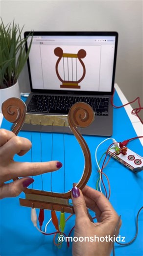 DIY electronics, stem and science activities for beginners | DIY “Paper harp” interactive craft. Easy and fun MakeyMakey project for beginners. You will need: - Conductive thread - Conductive copper... | Instagram