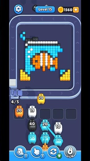 Pixel Flow! - Android and iOS #gameplayshorts