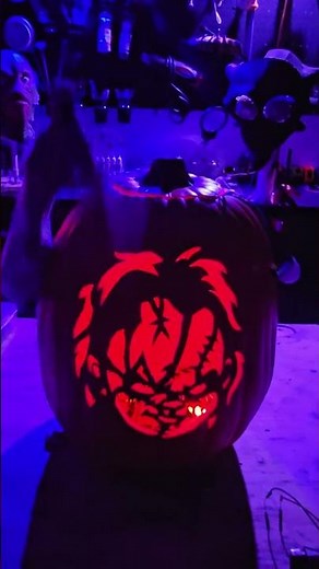 Chucky Halloween Pumpkin with Arduino