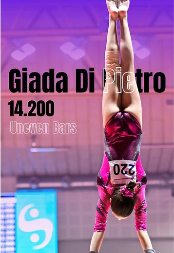 Giada Di Pietro Uneven Bars 14.200