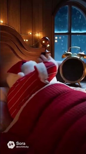 Santa Hits Snooze on CHRISTMAS DAY 😂🎄 #shorts