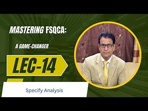 Mastering fsQCA A Game Changer in Qualitative Research Lec 14