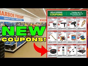 New Harbor Freight Coupons - April 2025