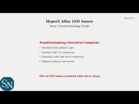 How To Fix HyperX Alloy Keyboard Not Lighting Up – LED, Firmware & Connection Fix