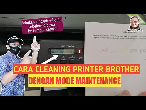 How to Enter Maintenance Mode to Clean the Brother DCP-T700W Printer | 2021 Update