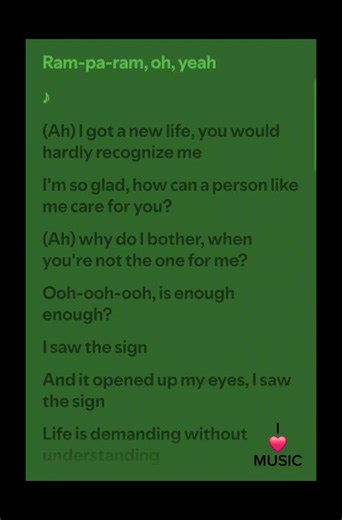 Lyrics of 'The Sign' by Ace of Base