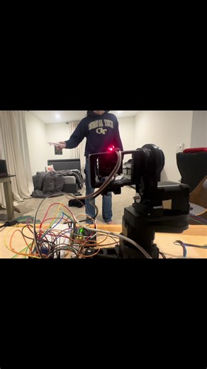 first outdoor testing with new mount, jitter issues to fix, but largely need to train model on more data #artificialintelligence #ai #robotics #programming #drone