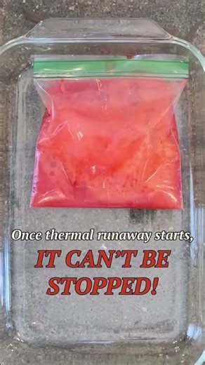 Understanding Thermal Runaway: A Simple Science Experiment | #Shorts