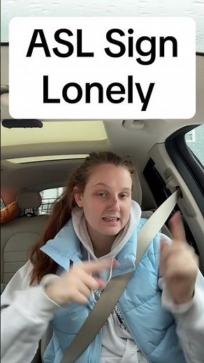 Learn How To Sign "Lonely" in ASL for Beginners | American Sign Language #shorts