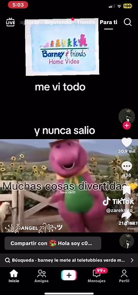 Barney el Dinosaurio y su Relación con los Teletubbies
