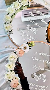 Premium Quality Wedding Mirror. | Nikah Frame