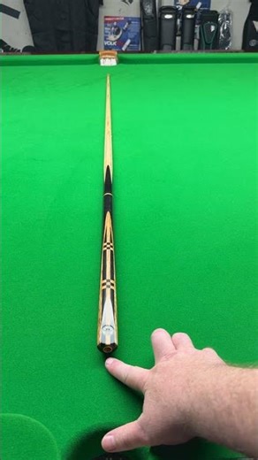 Peradon Knight Cue Zebrano & Ebony Snooker Cue