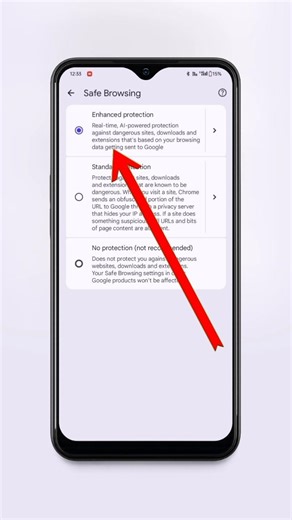 How To Turn On Enhanced Protection In Chrome 💯 | Google Safe Browsing #shorts #google #viral #2026