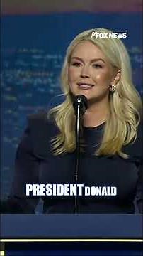 Karoline Leavitt receives massive ovation at GOP convention #shorts