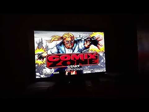 Sonic Mega Collection Japanese Gamecube Version Comix Zone and The Ooze Gameplay