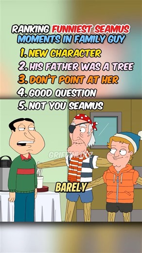 Ranking Funniest Seamus Moments In Family Guy😂