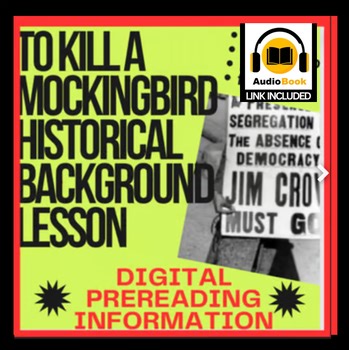 To Kill a Mockingbird Introduction |  History, Setting, Author PowerPoint Lesson