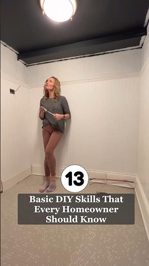 13 Basic DIY Skills Every Homeowner Should Know How To Do #DIY #homeimprovement