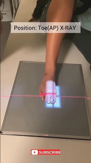 Toe AP & Toe lateral view X-ray # patient position #radiography #xrayclasses #radiographer
