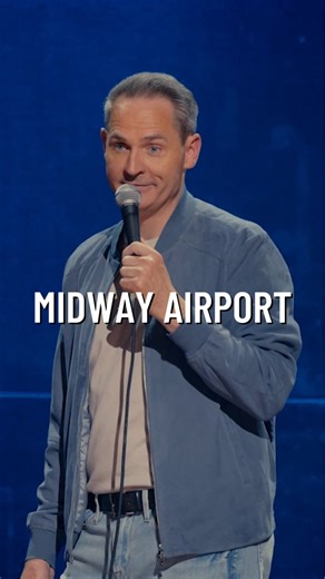1.3M views · 25K reactions | Flying out of Midway for the last leg of my Let’s Go Tour in Portsmouth and Atlantic City! What’s your favorite old school neighborhood airport? #airport #airplane #flying #travel #midwayairport #comedy #comedian #standupcomedy | Pat McGann | Facebook