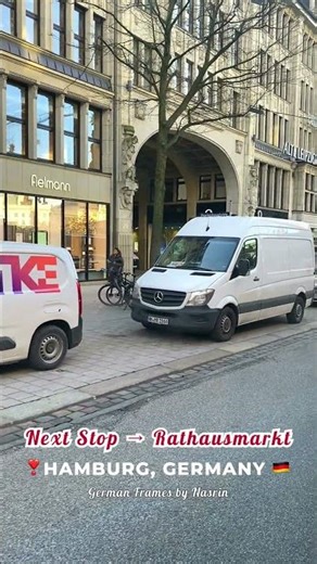 POV: Bus Ride to Rathausmarkt | Hamburg Streets, Germany 🇩🇪