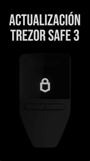 How to update the firmware on the Trezor Safe 3 #hardwarewallet #trezor