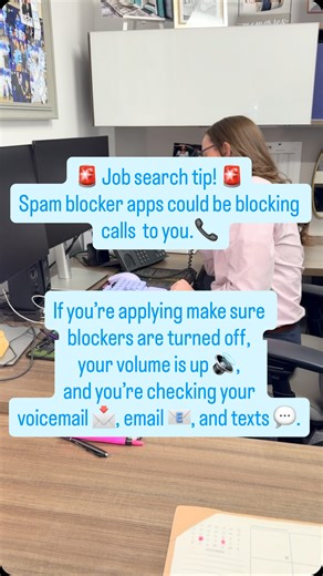 🚨Important Announcement 🚨 Spam blocker apps could be blocking our hiring leaders from calling or texting you. The Spartanburg Regional Recruitment Team has no way to reach you if your phone does not allow calls from unknown numbers. ⚠️ If you’re applying to jobs (or planning to) please follow these 3 steps: 1. Make sure spam blockers are turned off. Check your phone settings, too, to allow calls from unknown numbers while you are applying for jobs. 2. Keep your ringer volume turned up so you c