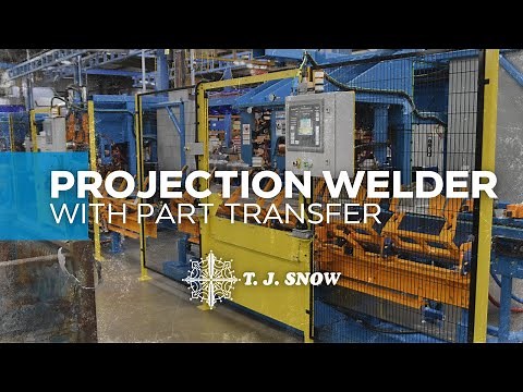 Automated Projection Welder with Part Transfer | Tank Ring Welder | TJ Snow