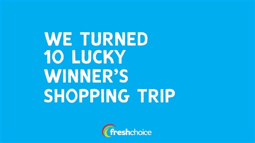 Earlier this year, as part of our FreshChoice Summer Shout, our store owners had a lot of fun surprising ten lucky winners with a trolley dash around their local FreshChoice! With three minutes to scour the store, chaos ensued as our participants grabbed their favourite treats, home essentials and must-have items before time ran out! 🎉 We want to thank our customers and suppliers for engaging with our Summer Shout campaign, and we hope our trolley dash winners enjoyed zooming around their local