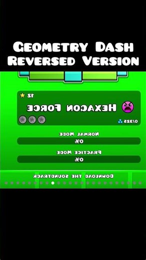 Geometry Dash Reversed Version