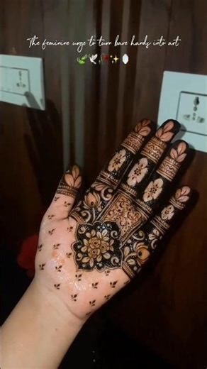 Simple henna tutorial 🌻 #shorts