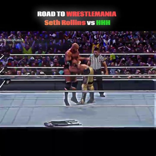 ~seth Rollins vs HHH 👿🥵•||✓ WrestleMania 33