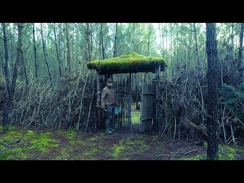 Bushcraft Survival Deep in the forest Outdoors Cooking Alone | My woodland Kingdoom #11