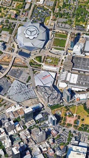 one of the most modern and electric arenas in the nba #statefarmarena #atlantahawks #atlanta #usa #fyp