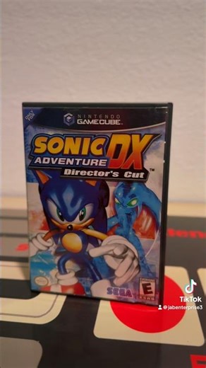 Sonic Adventure DX for the GameCube #gamecube #retrogaming #sonic #sonicthehedgehog