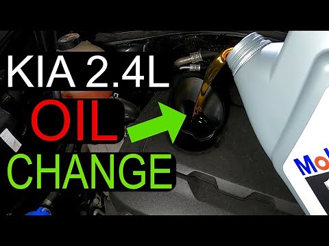 How To Change Engine Oil on Kia Sportage 2.4L (2017 - 2021)