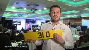 DVLA number plate sells for over £25,000 at auction