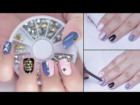 How To Apply Nail Art Studs