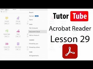 Adobe Acrobat Reader Tutorial - Lesson 29 - Add in Signature from Image