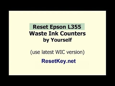 How to reset Epson L355 by Yourself - ResetKey.net