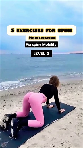 5 exercises for spine mobilisation steps #shorts