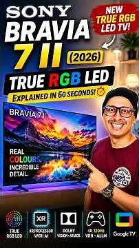 Sony BRAVIA 7 ii 🔥 Is this the Best TV 2026 #besttv2026 #4ktv #sonybraviatv
