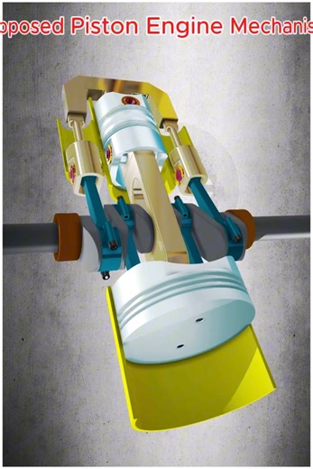 Opposed Piston Engine Mechanism Perfect for mechanical engineering students and mechanism lovers. ⚙️ Created with SolidWorks 📌 Subscribe for more mechanical animations! Solidworks Tutorials: https://www.youtube.com/@Solidworks_tutorial_HP?sub_confirmation=1 Watch More Videos: 1. Mechanical Animation: https://www.youtube.com/playlist?list=PLXq_A5oBY0KUrMu0sk8Rk3vQxZCAy2gQt 2. Industrial Robotic Arm: https://www.youtube.com/playlist?list=PLXq_A5oBY0KU36xRZKcqt7UDZO7e5sQnE 3. Helical Gearbox: http